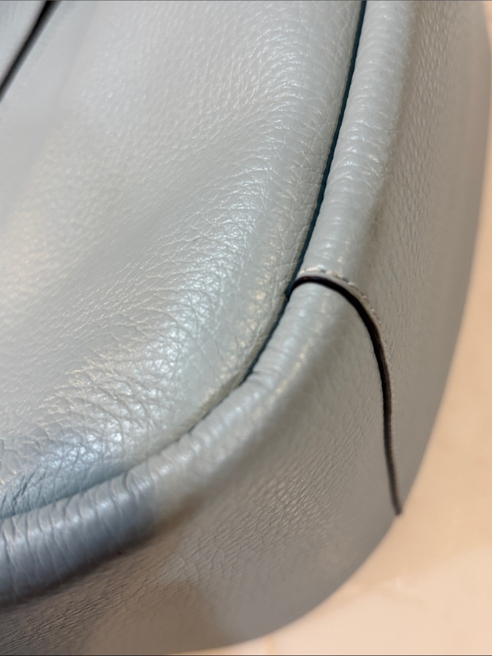 COACH Jules Hobo Bag in Light Blue Pebbled Leather C9190 Like New - Picture 15 of 16